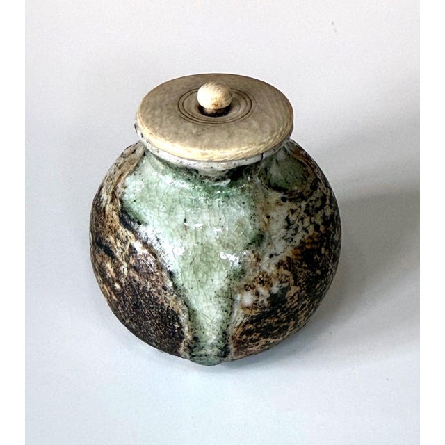 A ceramic chaire (Tea caddies) of Ko-Tanba ware type from Edo period Japan circa 18th to early 19th century. This type of...