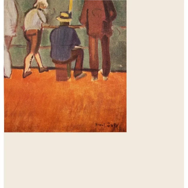 The School of Paris 1954 After Raoul Dufy "Fishermen With Lines", First Edition Offset Lithograph For Sale - Image 3 of 9