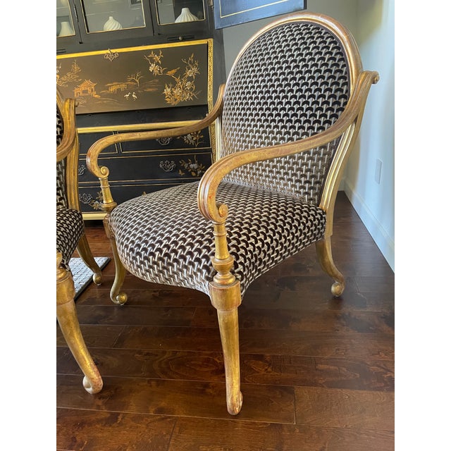 Rose Tarlow Rose Tarlow Verona Arm Chairs- a Pair For Sale - Image 4 of 12