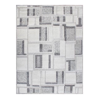 Hand Knotted Modern Rug. 09'01" X 11'10" For Sale