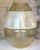 Transparent Vintage Italian Stacked Glass Lamps With Built in Vase For Sale - Image 8 of 12