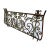 Antique 19th century wrought iron Beaux-Arts style balcony. • The hand rail has been removed to add a glass or marble top...