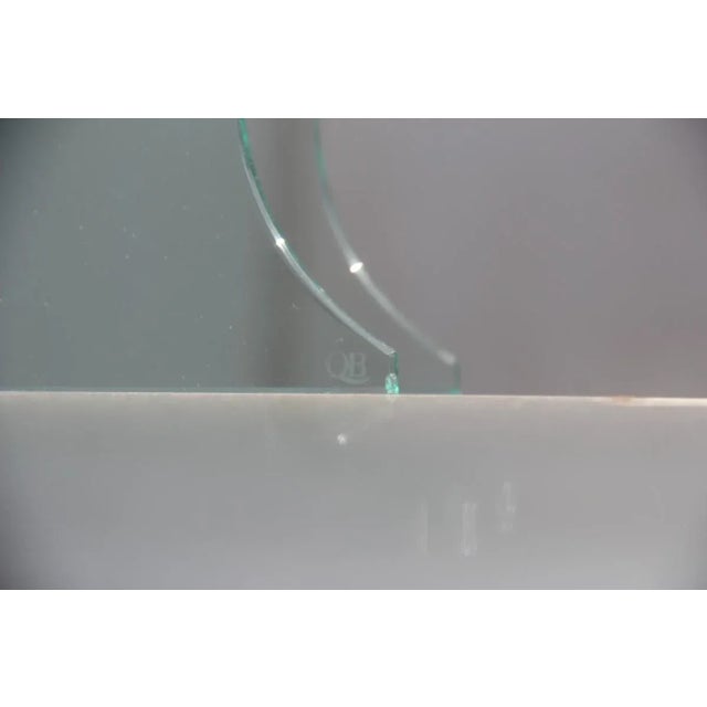 Oval Crystal Vase, 1980s For Sale - Image 4 of 11