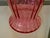 Contemporary Ribbed Cranberry Pink Glass Vase - 16 Inches Tall For Sale In New York - Image 6 of 10