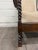 Vintage Jacobean Revival or Tudor Style Barley Twist Oak Armchair and Rocker Set For Sale - Image 13 of 17