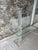Vintage Lucite Acrylic Floor Lamp With Built-in Glass Side Table For Sale - Image 4 of 13