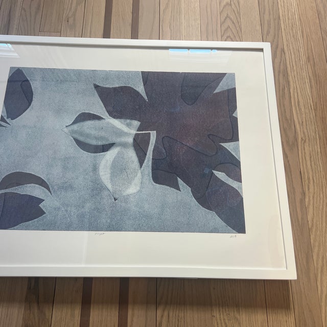 Original Framed Abstract Monotype “Flight” Signed MCB 2025 For Sale In New York - Image 6 of 7