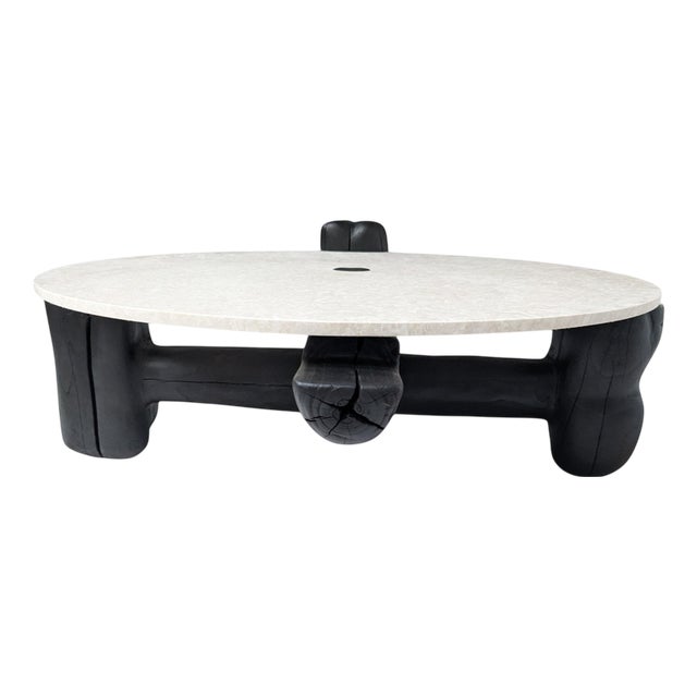 Narco Teak Collection Center Round Table by Amber X Inigo Street For Sale