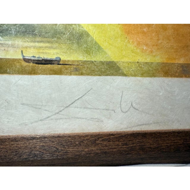 Surrealism Vintage Salvador Dali the Railway Station at Perpignan Lmt. Ed. Surrealism Print For Sale - Image 3 of 12