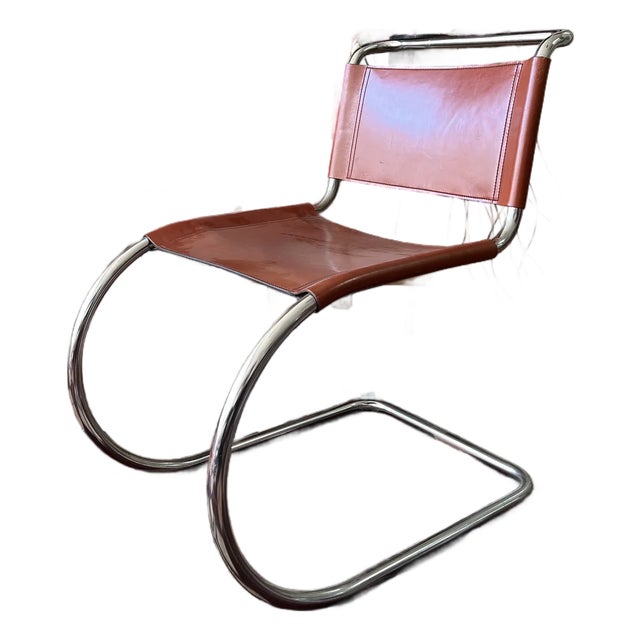 (8) 1990s Attributed to Mies Van Der Rohe Cantilever Chairs For Sale