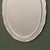 Glass Italian Oval Mirror with Faceted Glass Frame from Crystal Arte, 1970s For Sale - Image 7 of 16