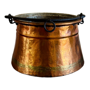 19th Century French Copper Cauldron