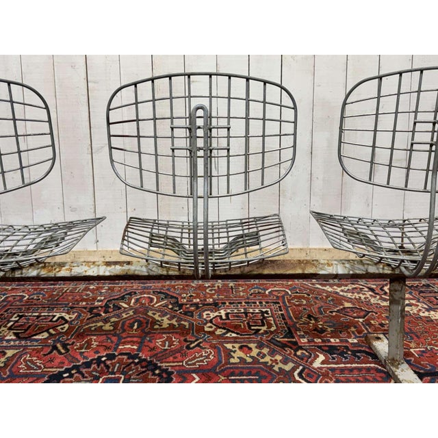 Trellis Series Four-Seater Bench by Michel Cadestin for Beaubourg, 1970s For Sale - Image 16 of 18