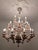 Large Italian Porcelain Three Tier Chandelier in the style of Capodimonte, 1950s For Sale - Image 6 of 13