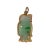 This is part of Chairish’s Fine Jewelry assortment. A fine 14 gold pendant in the form of a Lohan figure. The jadeite has...