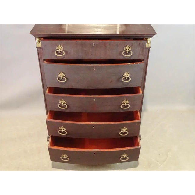 Early 20th Century Early 20th Century Egyptian Revival Chest of Drawers For Sale - Image 5 of 12