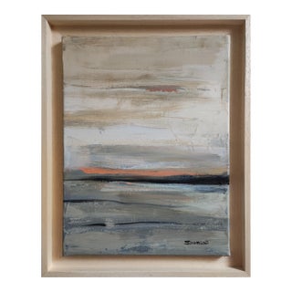 Lisiere Du Silence, Abstract Seaside, Contemporary, Minimalism, Framed by Sophie Dumont For Sale