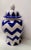 Modern Royal Blue and White Ginger Jar For Sale In New York - Image 6 of 7