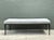 Vintage Bernhardt Upholstered Metal Frame Bench For Sale - Image 9 of 16