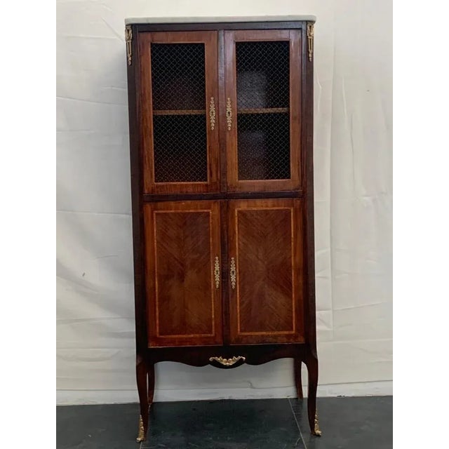 Napoleon III Cupboard with Cherry, Walnut, and Beech Veneers For Sale - Image 11 of 13