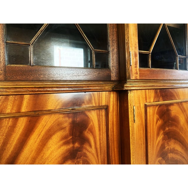 English Mahogany Cabinet with Drawers, 1960s For Sale - Image 17 of 18