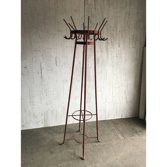 Vintage Industrial Coat Rack For Sale - Image 7 of 7
