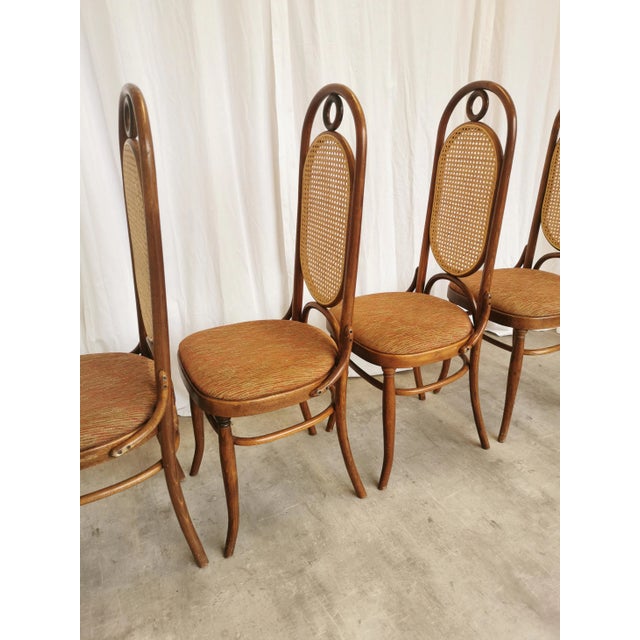 Vintage Bentwood Dining Chairs, 1970s, Set of 4 For Sale - Image 15 of 18