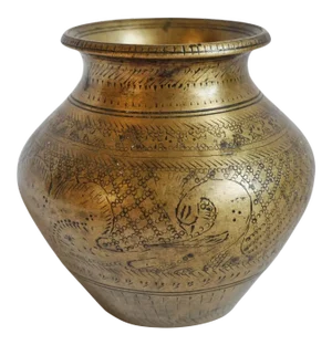 Vintage Bronze Nepal Ritual Vase