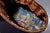 Early 20th Century Early Japanese Hand Basket with Brocade Interior by Suzuki Gengensai For Sale - Image 5 of 10