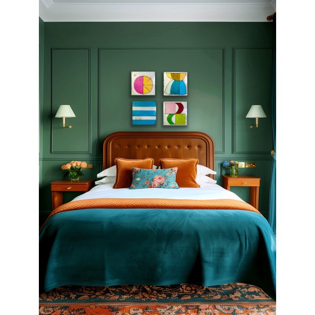 Original Encaustic Mixed Media Painting by Gina Cochran - "Go-Go Honey Bee" For Sale - Image 6 of 11