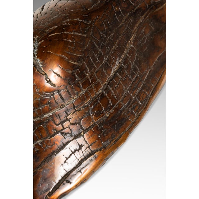 1 of 1 Organic Modern Wall-Hanging "New Beginnings" Sculpture in Solid Bronze by Mark Leblanc for Leblanc Studios, Usa, C. 2020s For Sale - Image 15 of 15