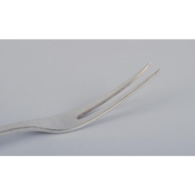 1940s Carving Fork in Sterling Silver from Georg Jensen, 1940s For Sale - Image 5 of 8