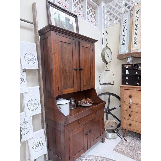 Late 19th Century Antique 19th Century Dry Sink Hutch For Sale - Image 5 of 10