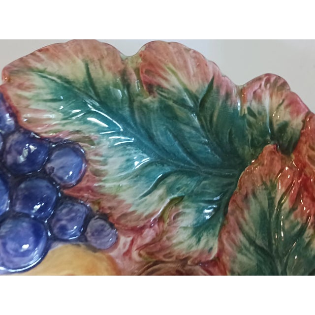 Late 20th Century Vintage "Thanksgiving Banquet" by Fitz and Floyd 1993-98 Relish Dish For Sale - Image 5 of 7