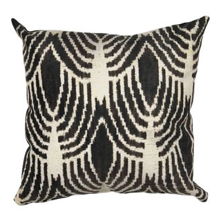 Double Sided Multi Color Turkish Style Ikat Pillow For Sale