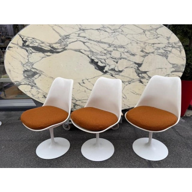 1980s Vintage Tulip Chairs by Eero Saarinen for Knoll International, 1980s, Set of 6 For Sale - Image 5 of 15