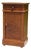 Louis Philippe Bedside Table in Walnut and Burr Walnut For Sale