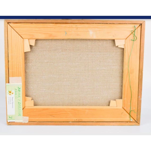 Late 20th Century Vintage Swedish Dressage Equestrian Horse Oil Painting, Framed For Sale - Image 5 of 9