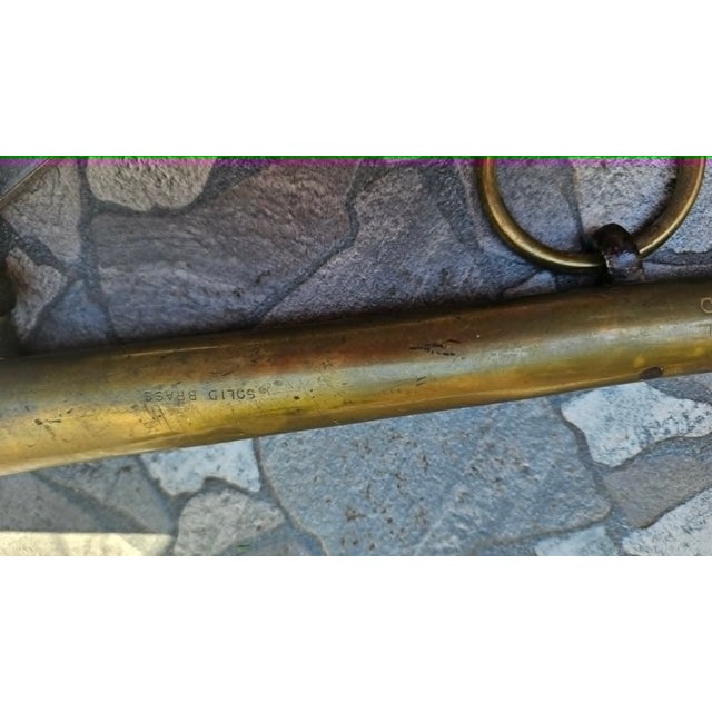 Metal 19th-Century Brass Horse Collar, Set of 2 For Sale - Image 7 of 9