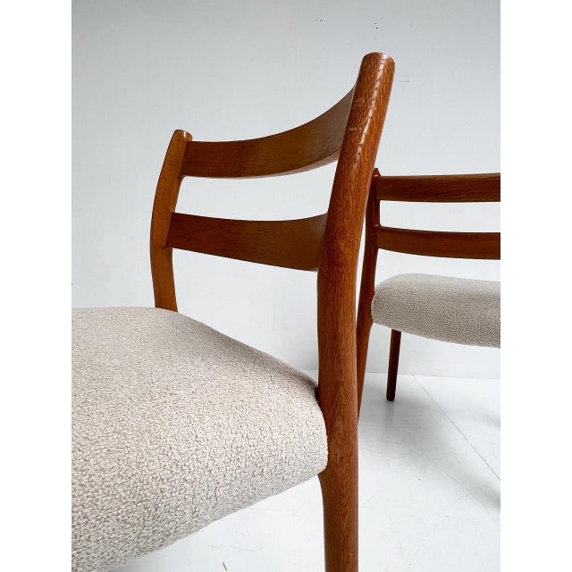 Mid-Century Modern Set of Model 84 Chairs by Niels Otto Møller, 1960s For Sale - Image 3 of 14