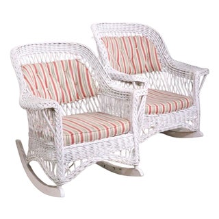 Two Vintage Bar Harbor Rocking Chairs For Sale