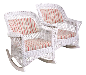 Two Vintage Bar Harbor Rocking Chairs