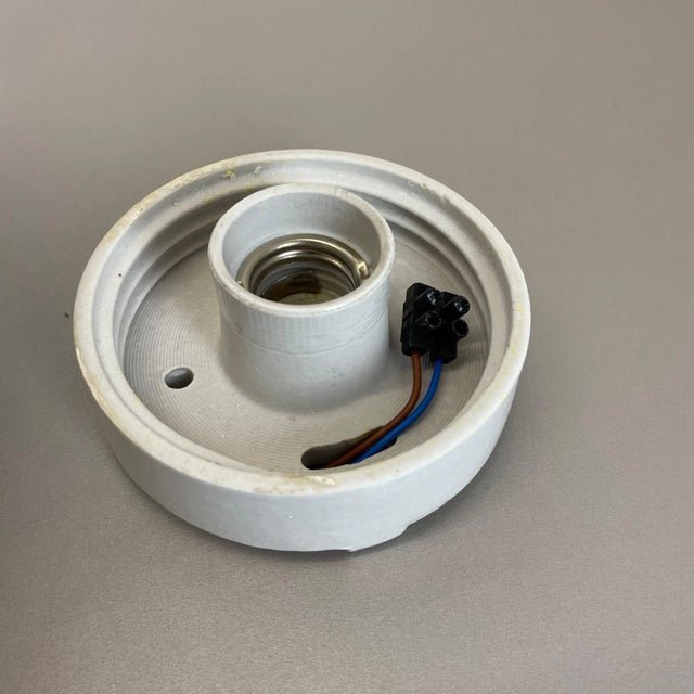 Glass Wv339 Ceiling Light by Wilhelm Wagenfeld for Lindner, Germany, 1960s For Sale - Image 15 of 17