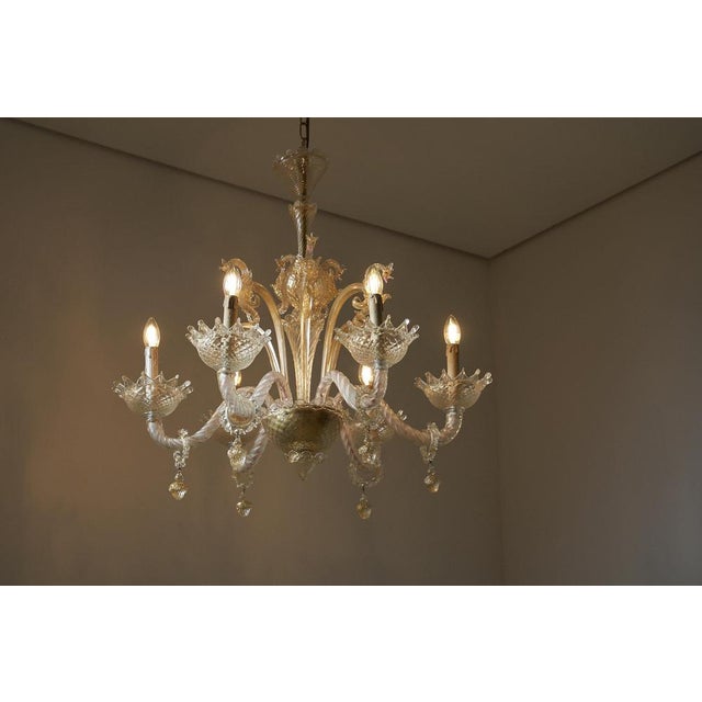 Murano Glass Sea Horse Chandelier by Barovier & Toso, 1900s For Sale - Image 3 of 16