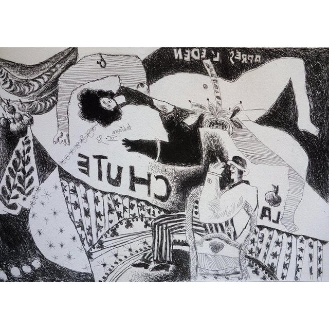 Théo Tobiasse (1927-2012) After Eden Original etching Signed in pencil Limited edition of 60 copies (the number shown in...
