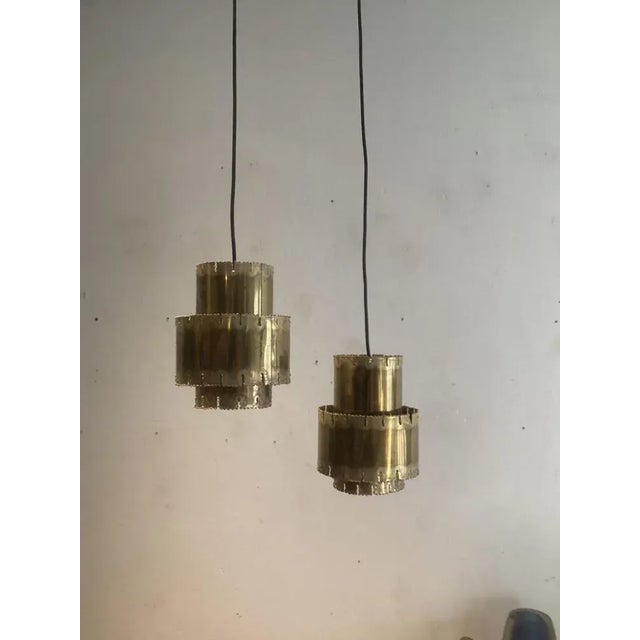Metal Brutalist Ceiling Lamp by Svend Aage Holm Sørensen for Holm Sørensen & Co., 1960s For Sale - Image 7 of 10