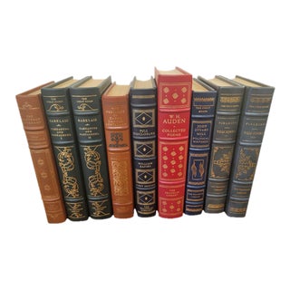 Franklin Mint Leather Books (9 Titles) For Sale