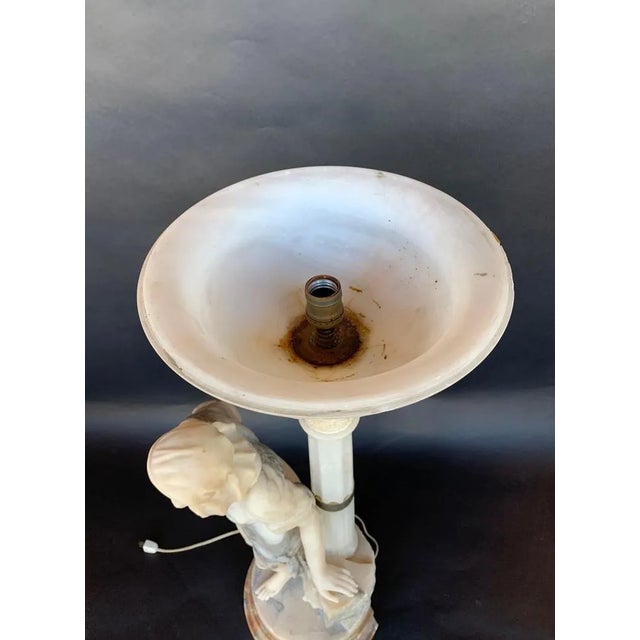 Female Sculptural Torchère Lamp. Italy, Late 19th Century. For Sale In Los Angeles - Image 6 of 10