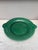 Green Majolica Fish Plate Sarreguemines Circa 1950.