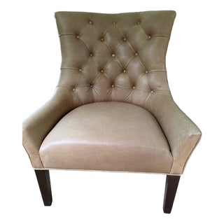 Classic Leather Chair For Sale